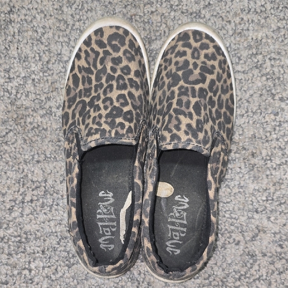 Mad Love Shoes - WELL WORN Animal Print Slip-On Loafers